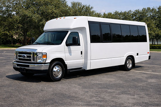 18-passenger minibus available for charter in Nampa, ID