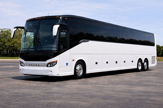 56-passenger charter bus available for charter in Nampa, ID